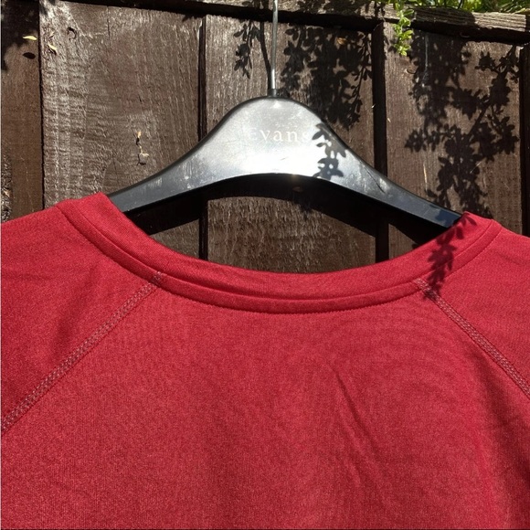 NEW! ADIDAS Climalite Size L Men’s Red Short Sleeve T-Shirt Activewear Sports - Picture 7 of 10